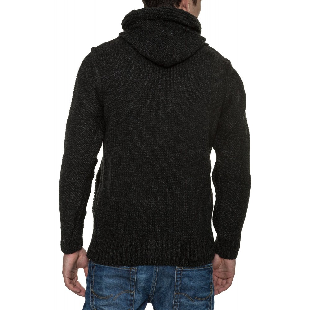 Męski sweter-kurtka dzianinowa Carisma Antracyt 7185 – BLACK FRIDAY Męski sweter-kurtka dzianinowa Carisma Antracyt 7185 – BLACK FRIDAY